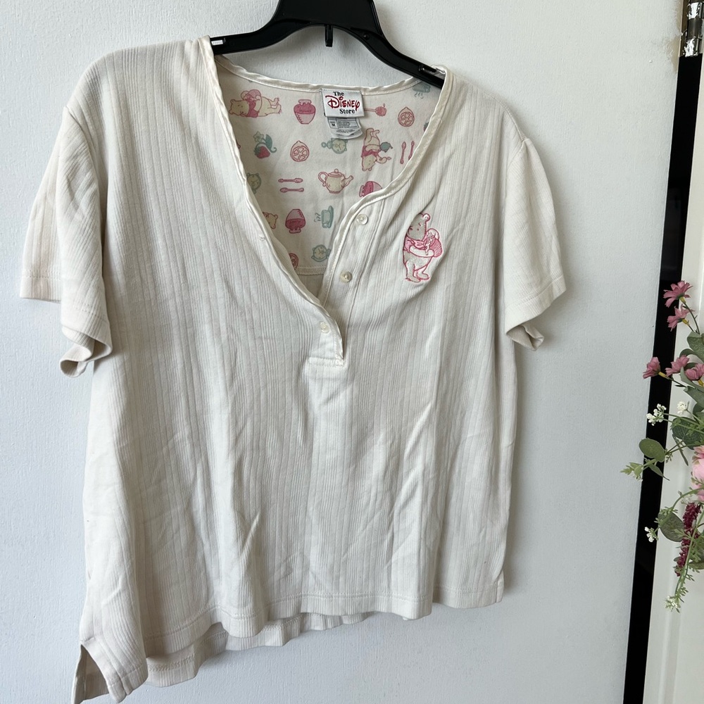 Vintage Disney Women's Winnie The Pooh Pajama Shirt